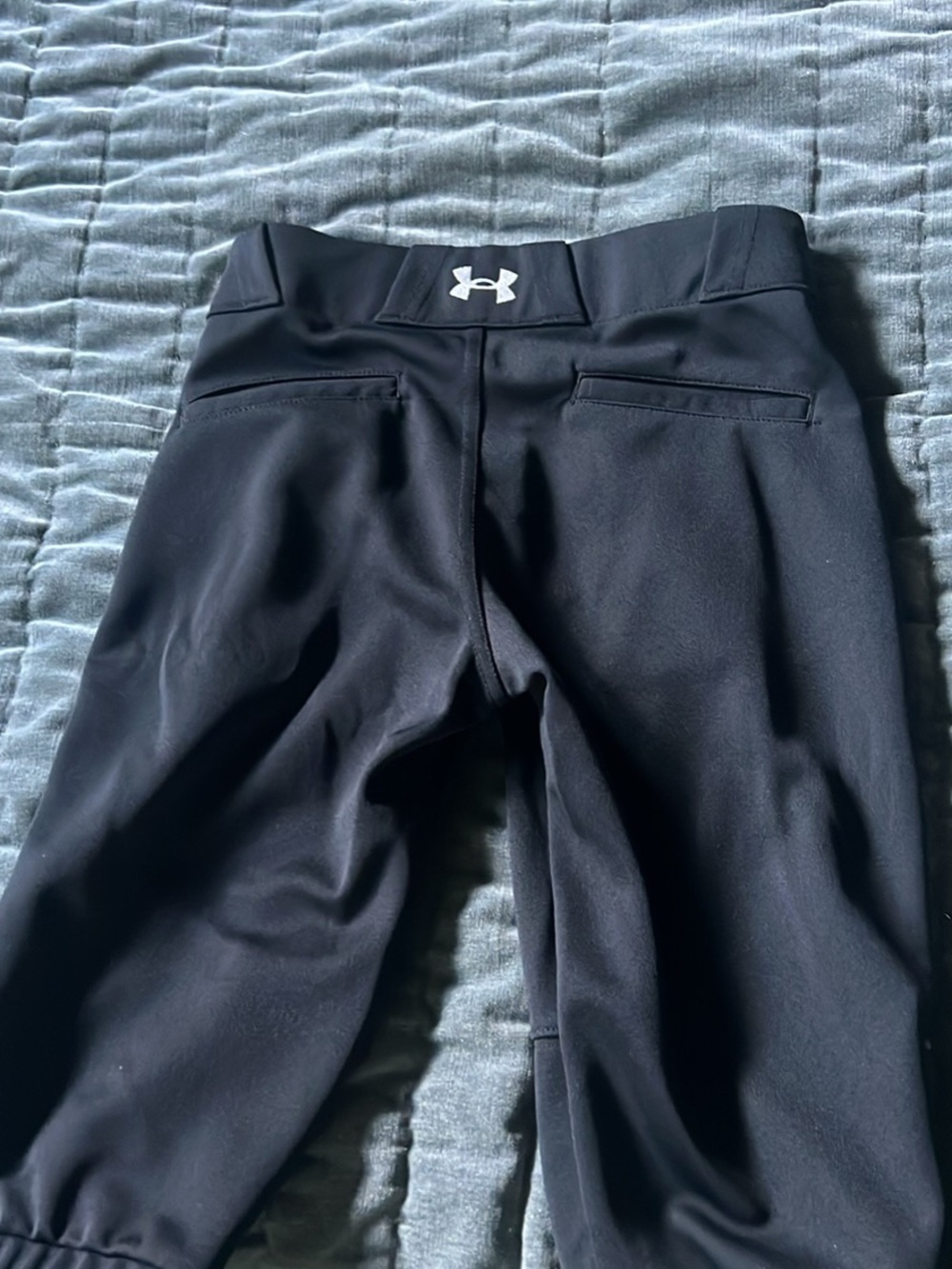 Under Armour Black Girls' Performance Leggings with Logo